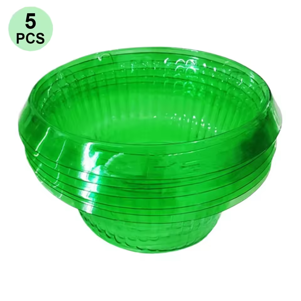 5-30 pièces Anneaux de protection contre les limaces pour plantes, vert, pour pots de fleurs et légu