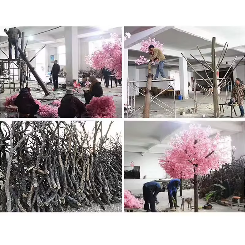Arbre artificiel en fleurs de cerisier