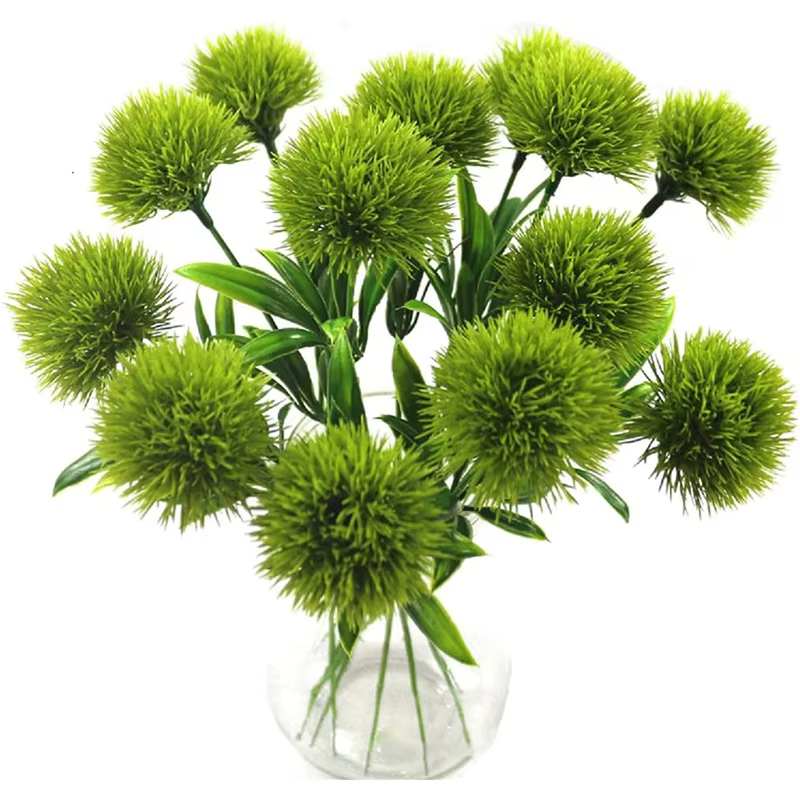 3/5/10/20PC 26cm plantes artificielles pissenlit Bouquet Vases pour la décoration intérieure mariage décoratif fausses fleurs couture ornementale