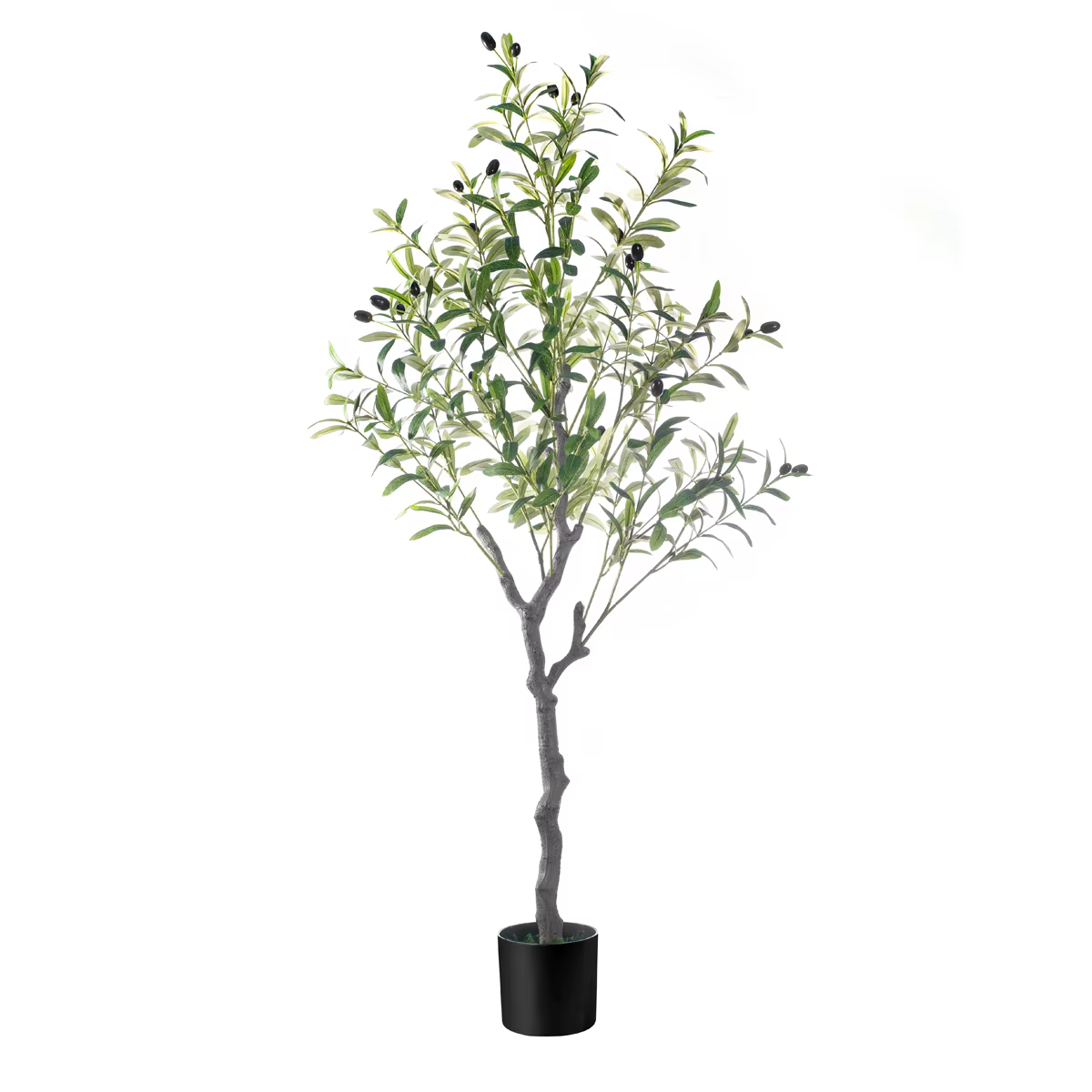 1 arbre d'olivier artificiel de 120 cm de haut