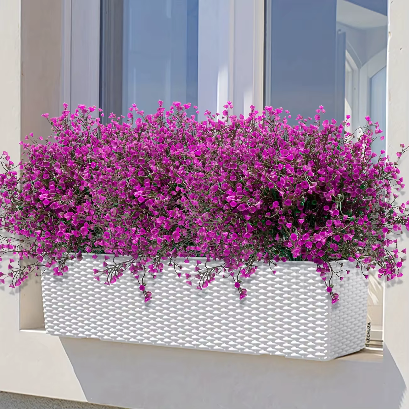 12 bouquets de fleurs artificielles d'extérieur