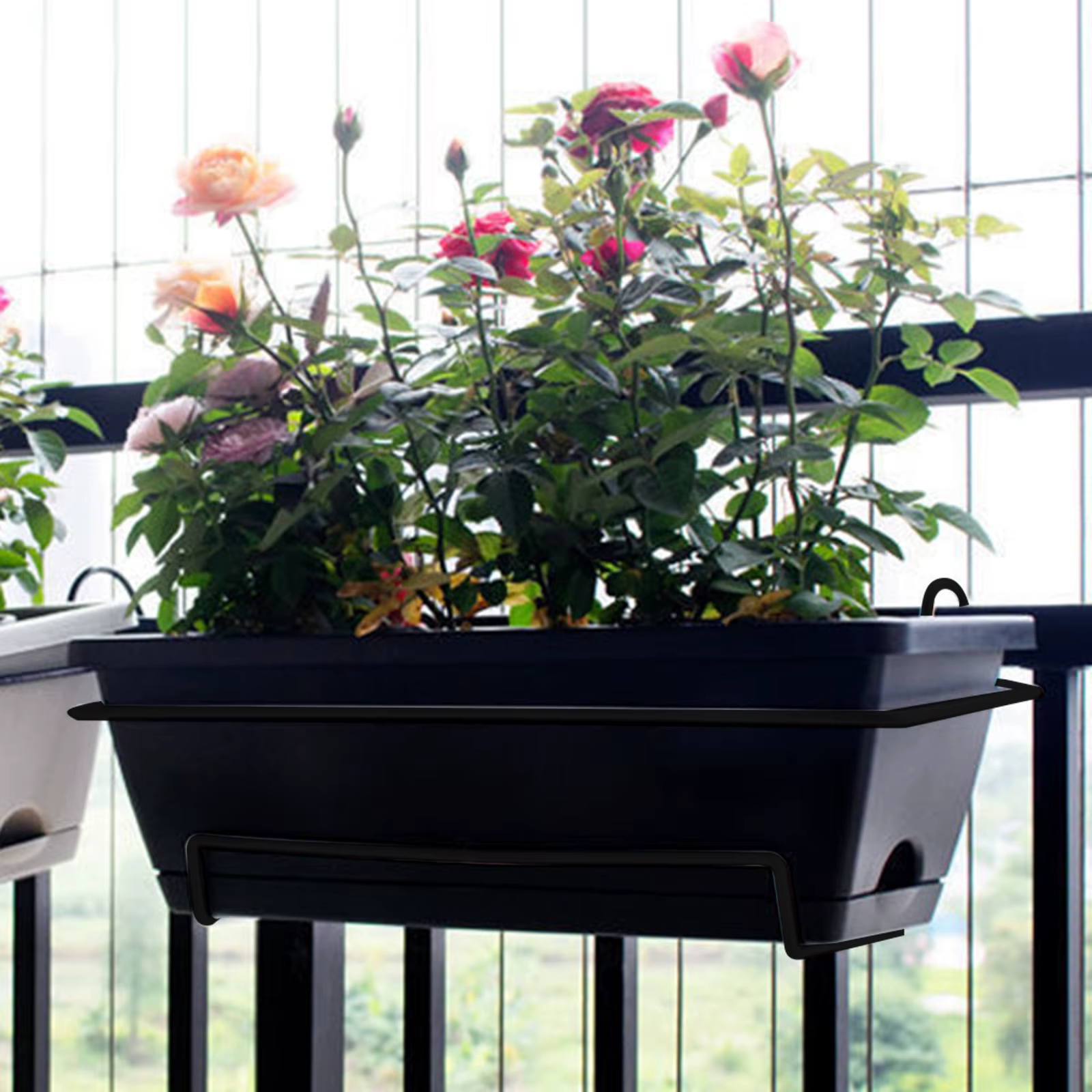 Jardinière de garde-corps de balcon