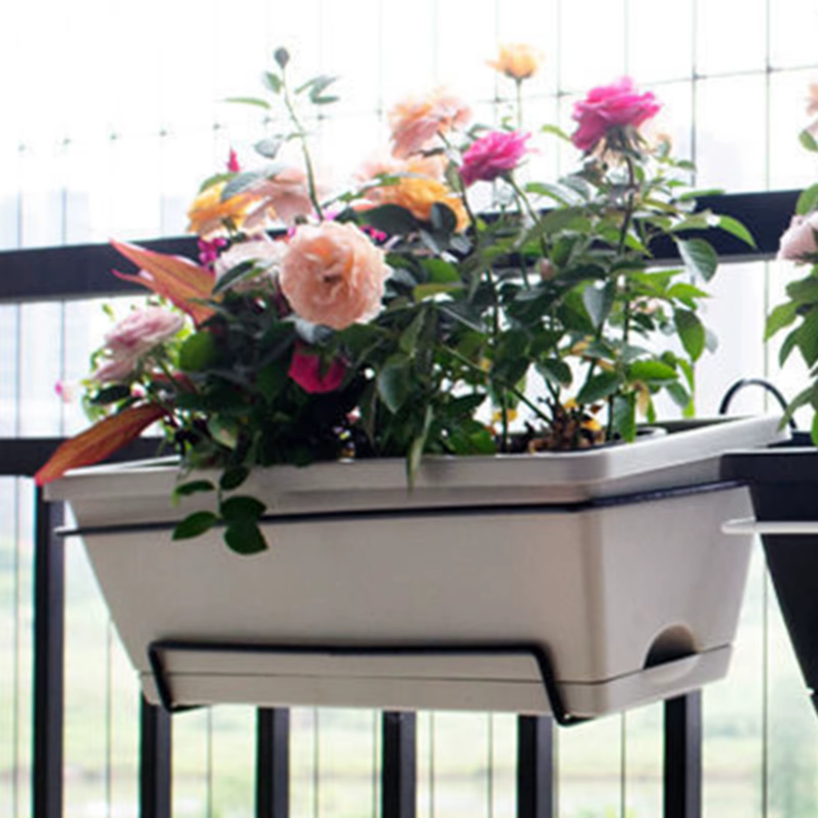 Confronplanteur rectangulaire pour balcon