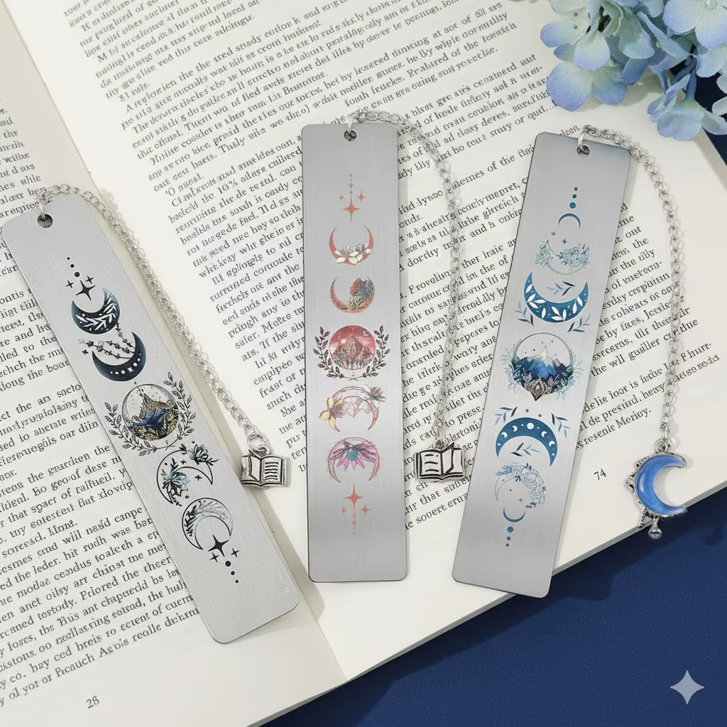 Marque-page en métal fantaisie Acotar Dark Romance, idéal pour les clubs et les lecteurs de livres, accessoires de livre, cadeau pour enseignant