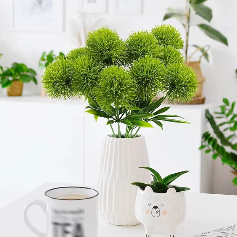 3/5/10/20PC 26cm plantes artificielles pissenlit Bouquet Vases pour la décoration intérieure mariage décoratif fausses fleurs couture ornementale