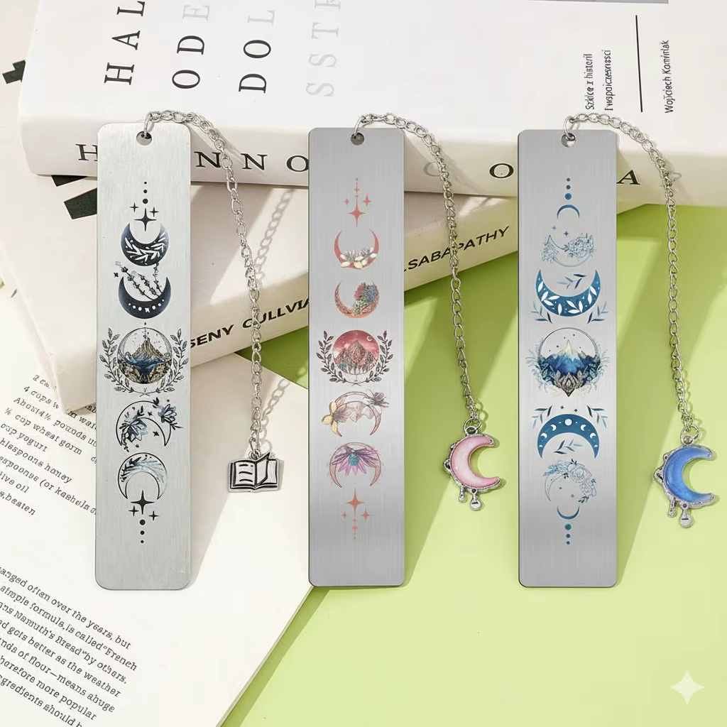 Marque-page en métal fantaisie Acotar Dark Romance, idéal pour les clubs et les lecteurs de livres, accessoires de livre, cadeau pour enseignant