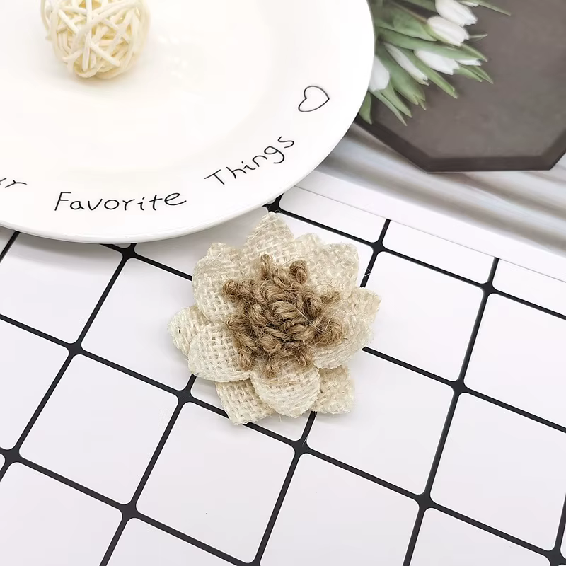 Ruban de Toile de Jute Naturelle pour Décoration de Mariage et de Noël, Fleurs, Chapeau, Accessoires, Festival, ix, Artisanat, DIY