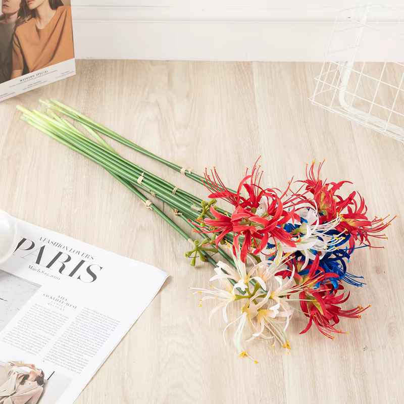 Fleur artificielle Lycoris RadiMiGarden pour la décoration intérieure