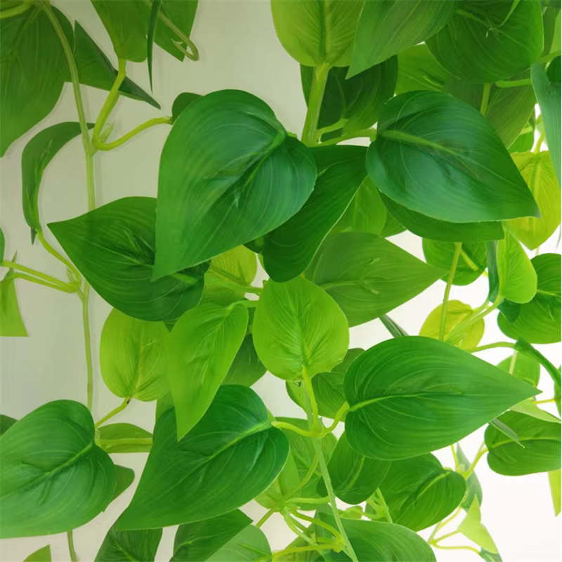 10 pièces plantes suspendues artificielles faux Scindapsus lierre feuilles de vigne mur maison chambre Patio intérieur extérieur décor 1 M/39 pouces en gros XB