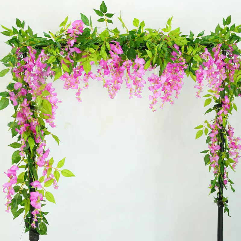 Guirlande de Glycine Artificielle pour Extérieur de Maison