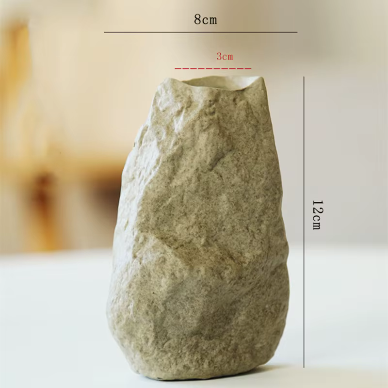 Vases Muraux Décoratifs Modernes en Forme de Pierre
