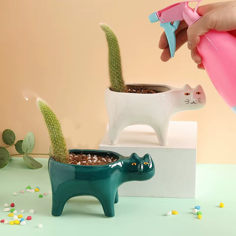 Pot de fleur de jardin en céramique