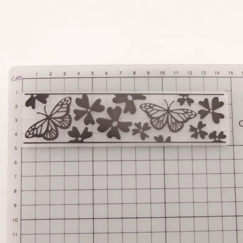 Pochoir de gaufrage papillon fleur, modèle de carte d'album, nouveau 77UD