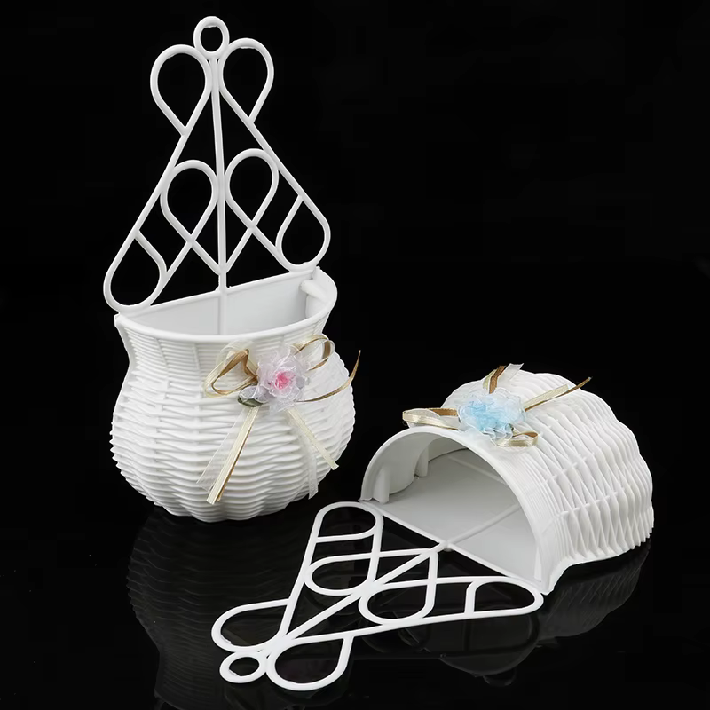 Vase en rotin Élfait à la main pour la décoration intérieure
