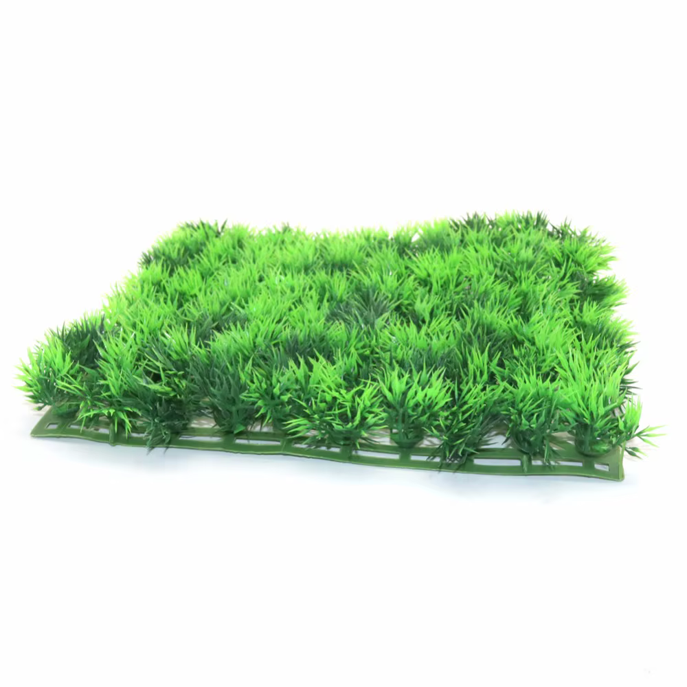 Plante d'herbe verte en plastique ABS artificiel