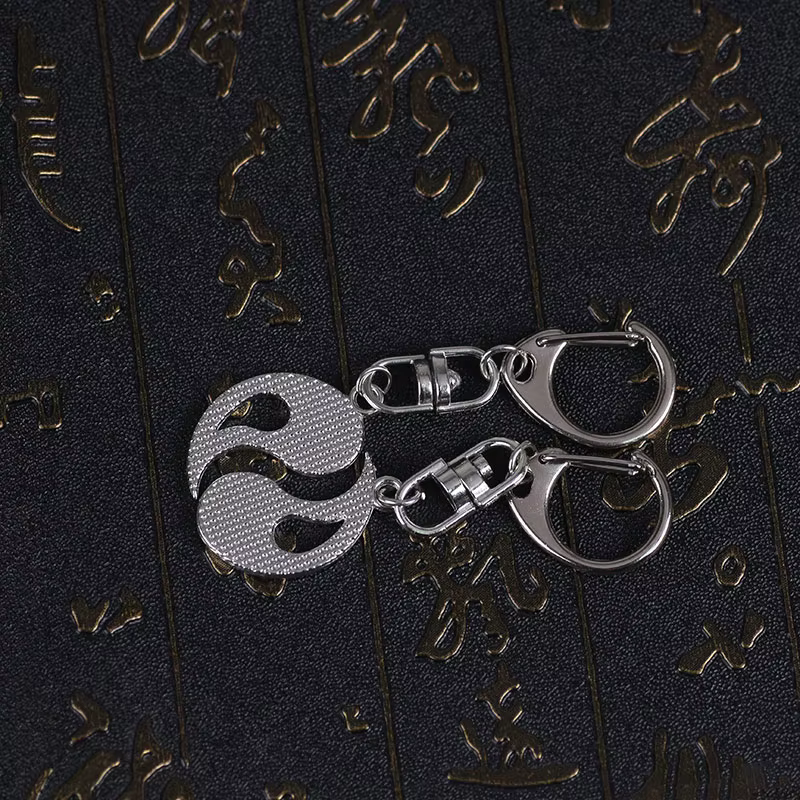 Porte-clés DIY Meilleur Ami pour Femme et Homme, Pendentif Taiji Creux Noir et Blanc, Accessoires Breloques Porte-clés Couple, Bijoux Cadeau 2026