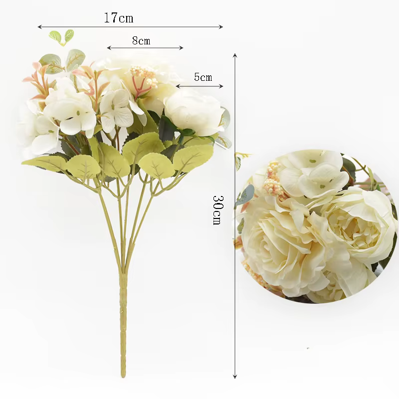 Fleurs artificielles, paquet unique