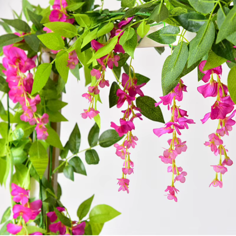 Guirlande de Glycine Artificielle pour Extérieur de Maison