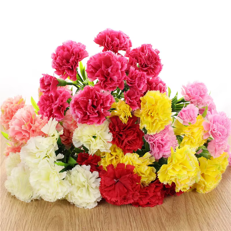 Fleur artificielle d'oeillet extérieur
