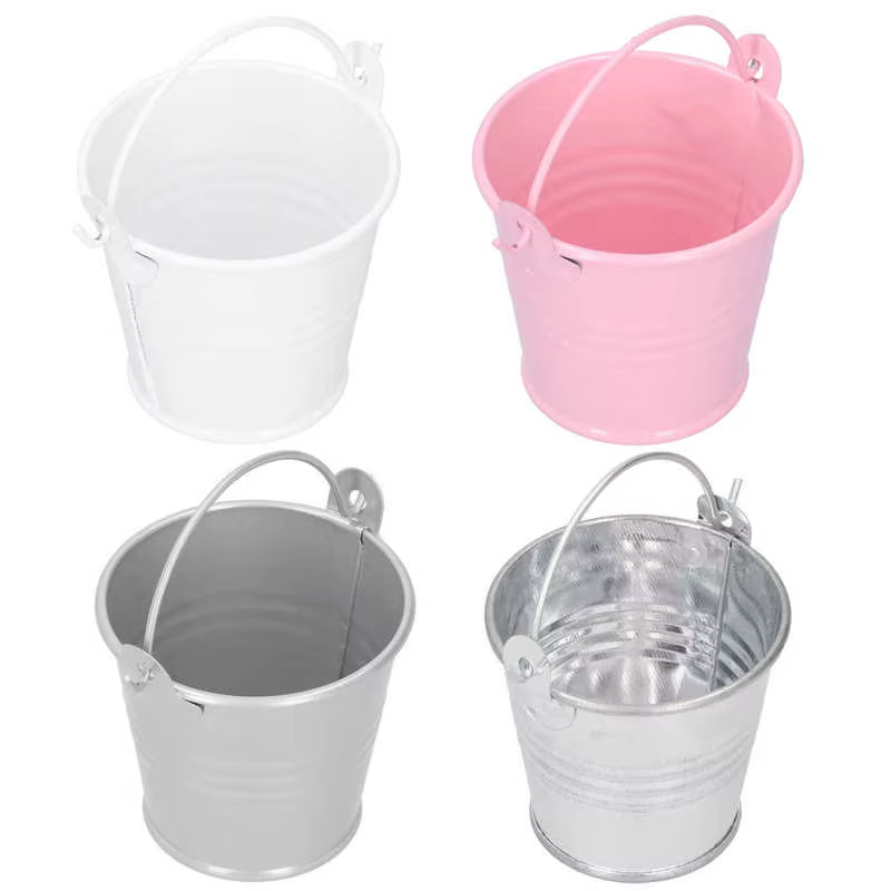 Mini pot de fleur en fer pour plantes succulentes