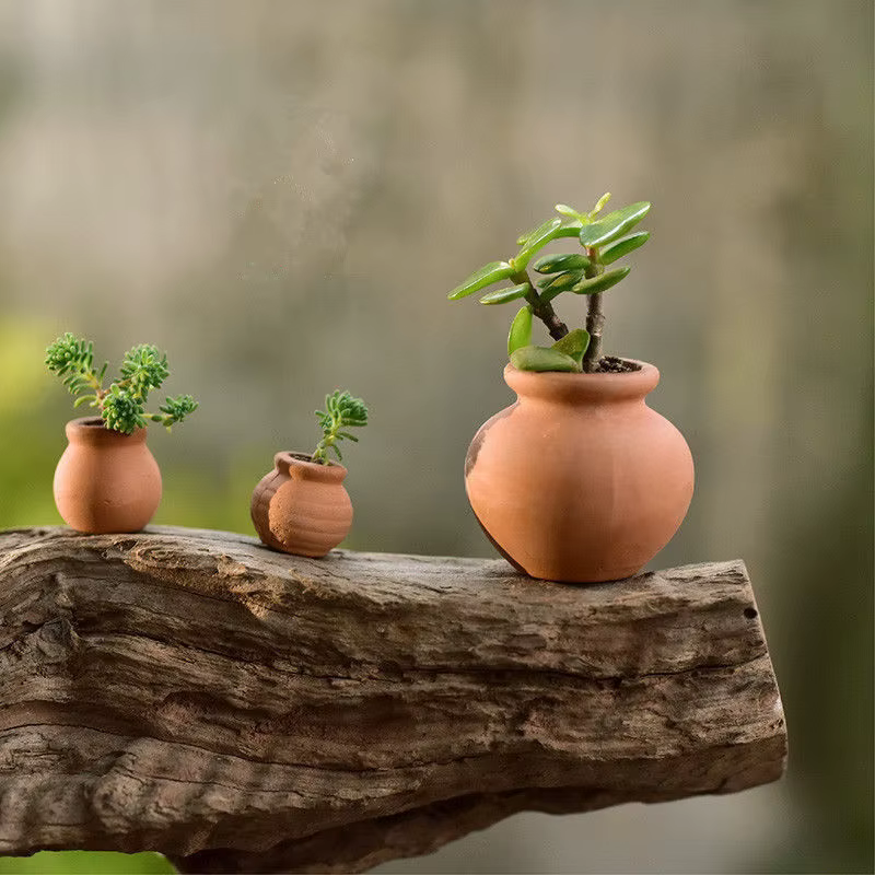 Mini Vase décoratif pour maison de poupée 1:12