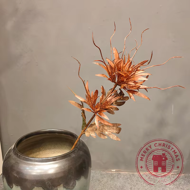 Arrangement floral simulé Epiphyllum blanc