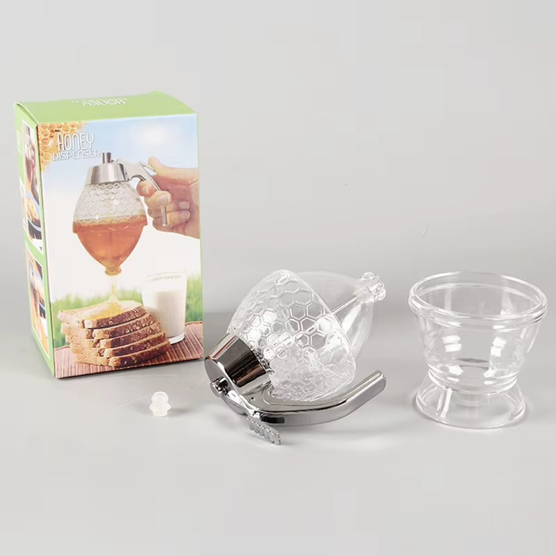 Distributeur de miel en plastique Pot à usage domestique 200ml