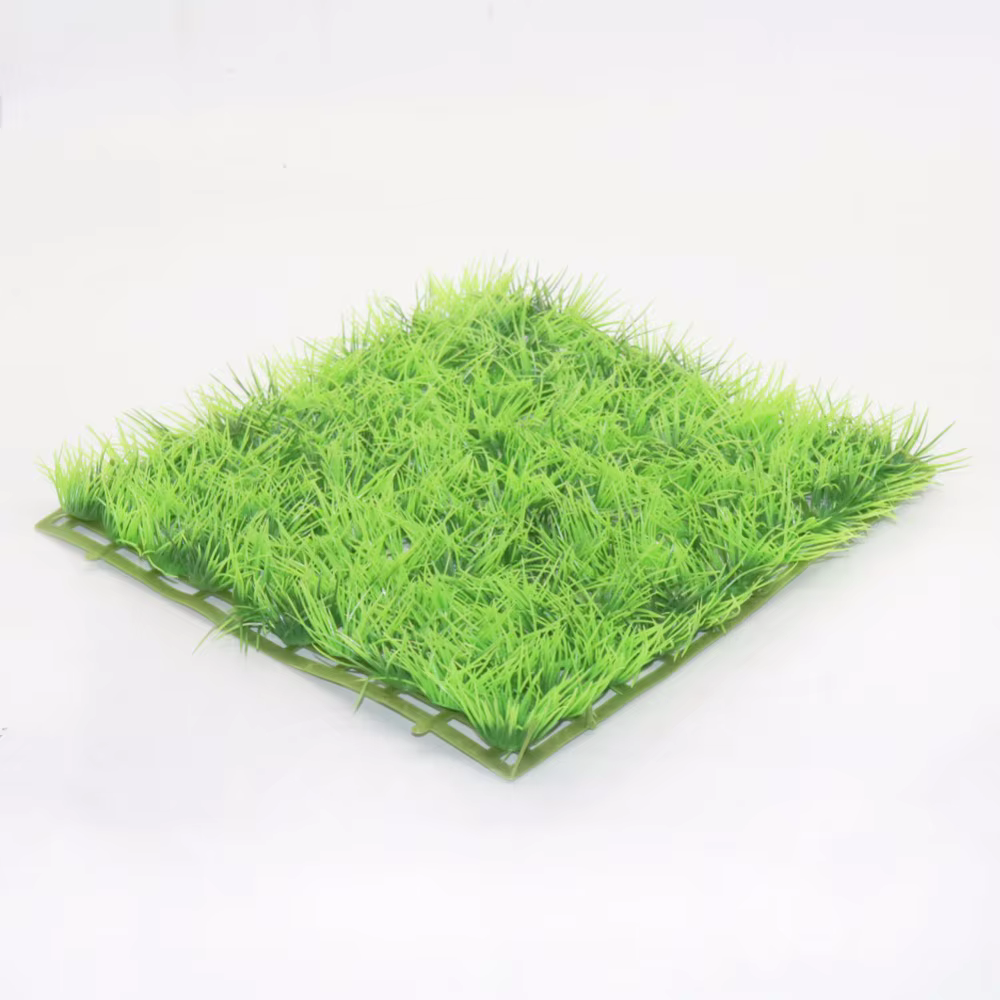 Plante d'herbe verte en plastique ABS artificiel