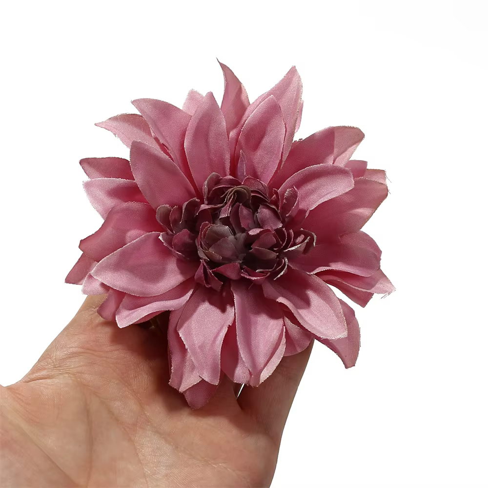 Grande fleur artificielle de Dahlia