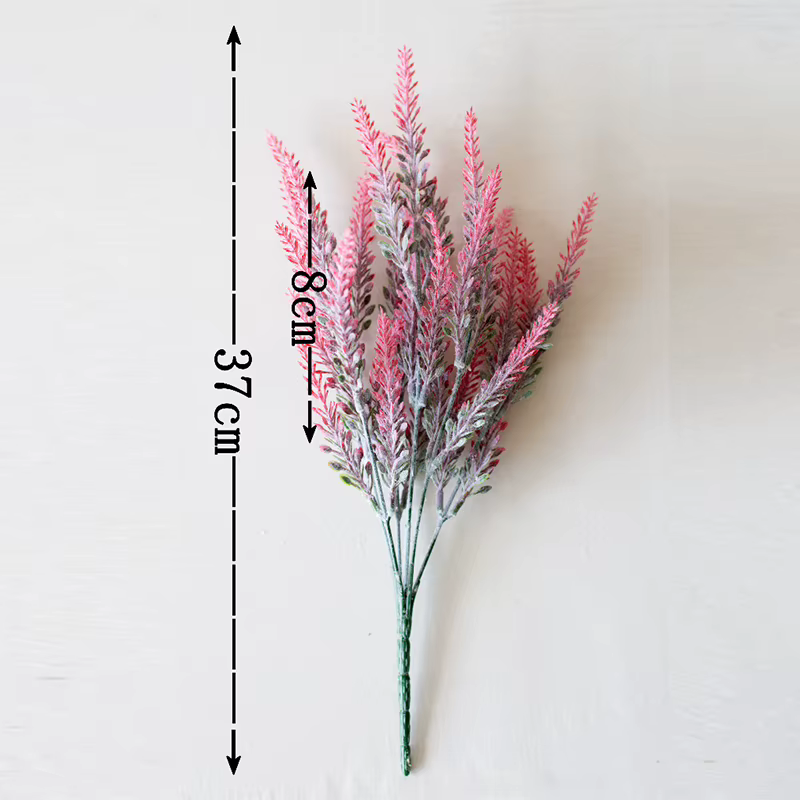 1 paquet de fleurs artificielles en plastique de lavande
