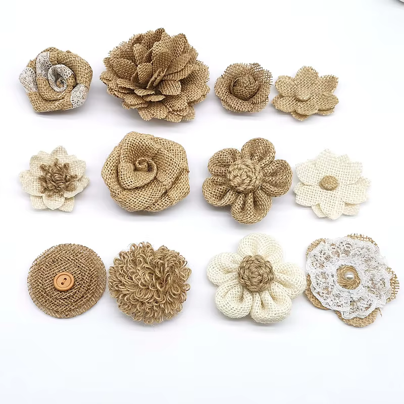 Ruban de Toile de Jute Naturelle pour Décoration de Mariage et de Noël, Fleurs, Chapeau, Accessoires, Festival, ix, Artisanat, DIY