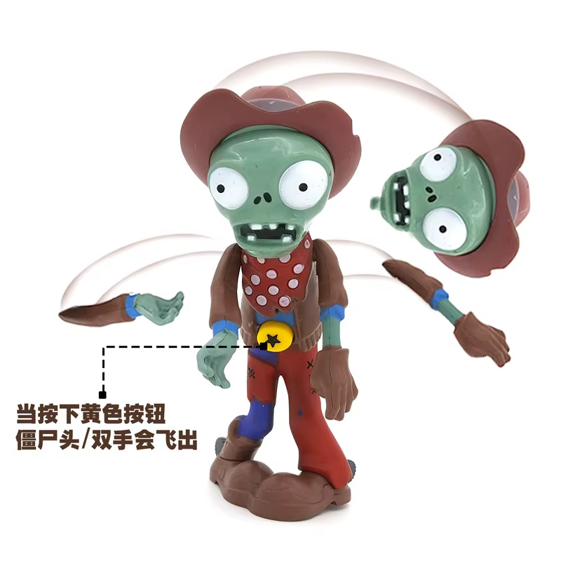 1 pièces nouveaux PLANTES VS ZOMBIES 2 pois neige feu tireur Gatling PVC figurine modèle jouet poupées tir enfants cadeaux pour garçon cadeau