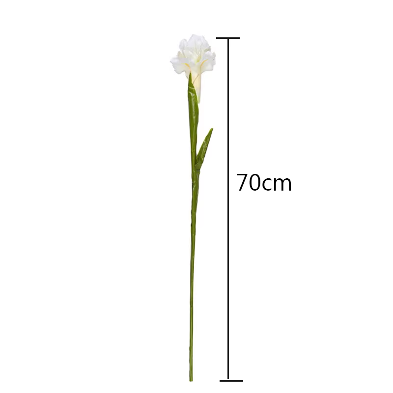 Branche de fleur d'iris artificielle