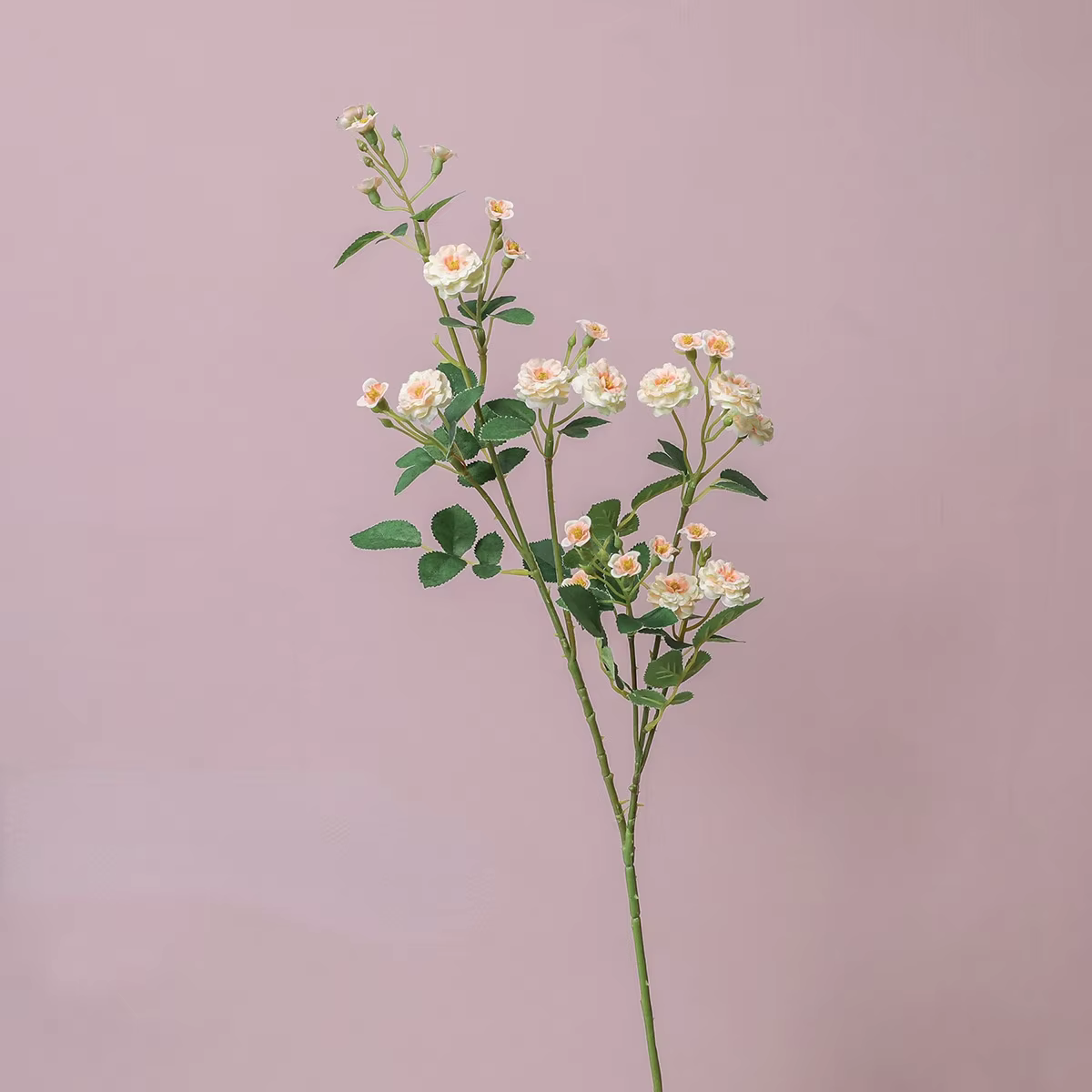 Fleur de simulation de rose longue branche