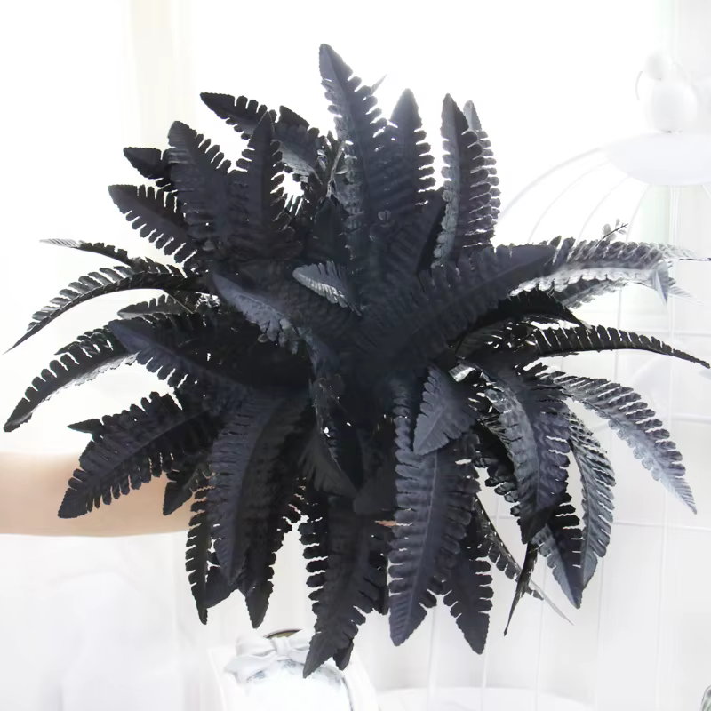 Herbe persane noire, plantes à fleurs artificielles