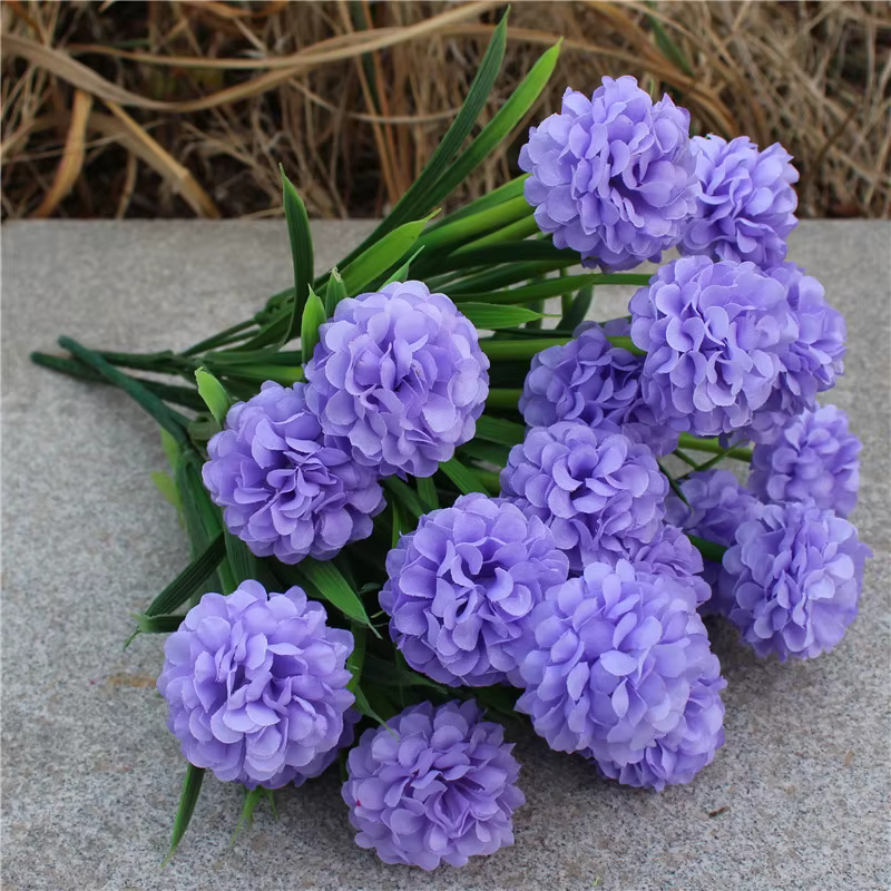 Fleurs d'hortensia artificielles en soie