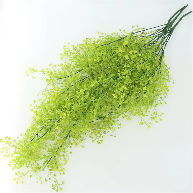 Simulation plante verte tenture murale fleur vigne panier suspendu