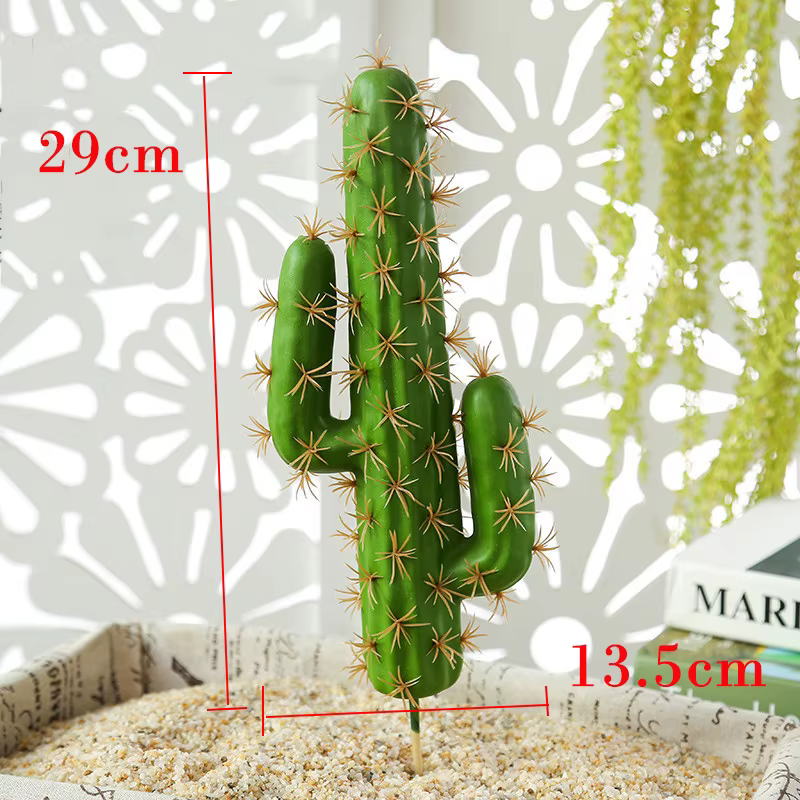 30/43cm plantes tropicales grand arbre de Cactus artificiel intérieur fausse plante succulente branche en plastique boule d'épine du désert pour la décoration intérieure