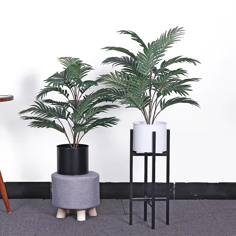 Plantes artificielles d'arbre Monstera vert en plastique