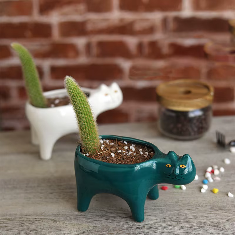 Pot de fleur de jardin en céramique