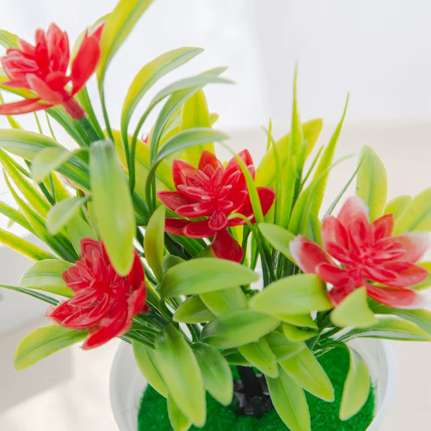 Bonsaï de Fleurs Artificielles pour Décoration de Maison