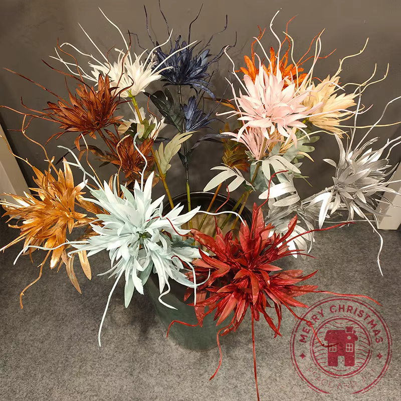 3 pièces de fleurs artificielles Epiphyllum longues de 35 pouces