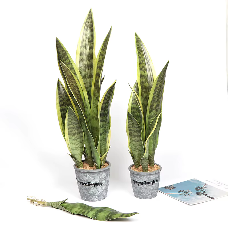 Plantes artificielles, succulentes réalistes