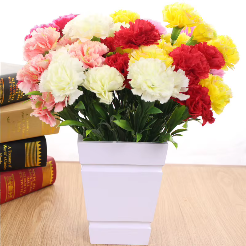 Fleur artificielle d'oeillet extérieur