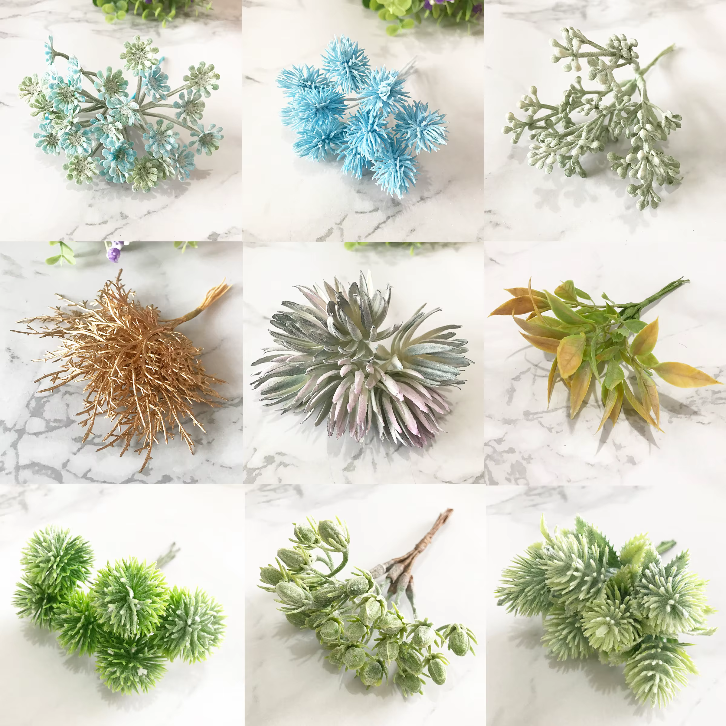 Plantes artificielles 6 pièces