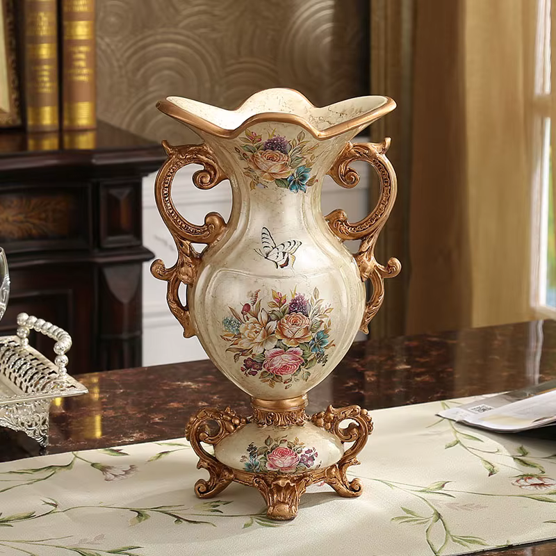 Vase en résine de palais de luxe européen
