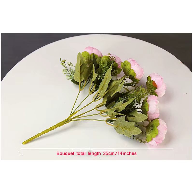 YO CHO 6 têtes/Bouquet de pivoines fleurs artificielles