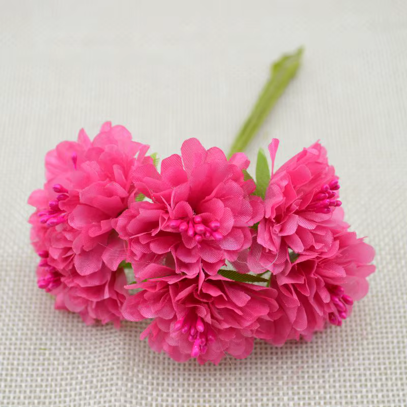 Bouquet de fleurs artificielles en soie