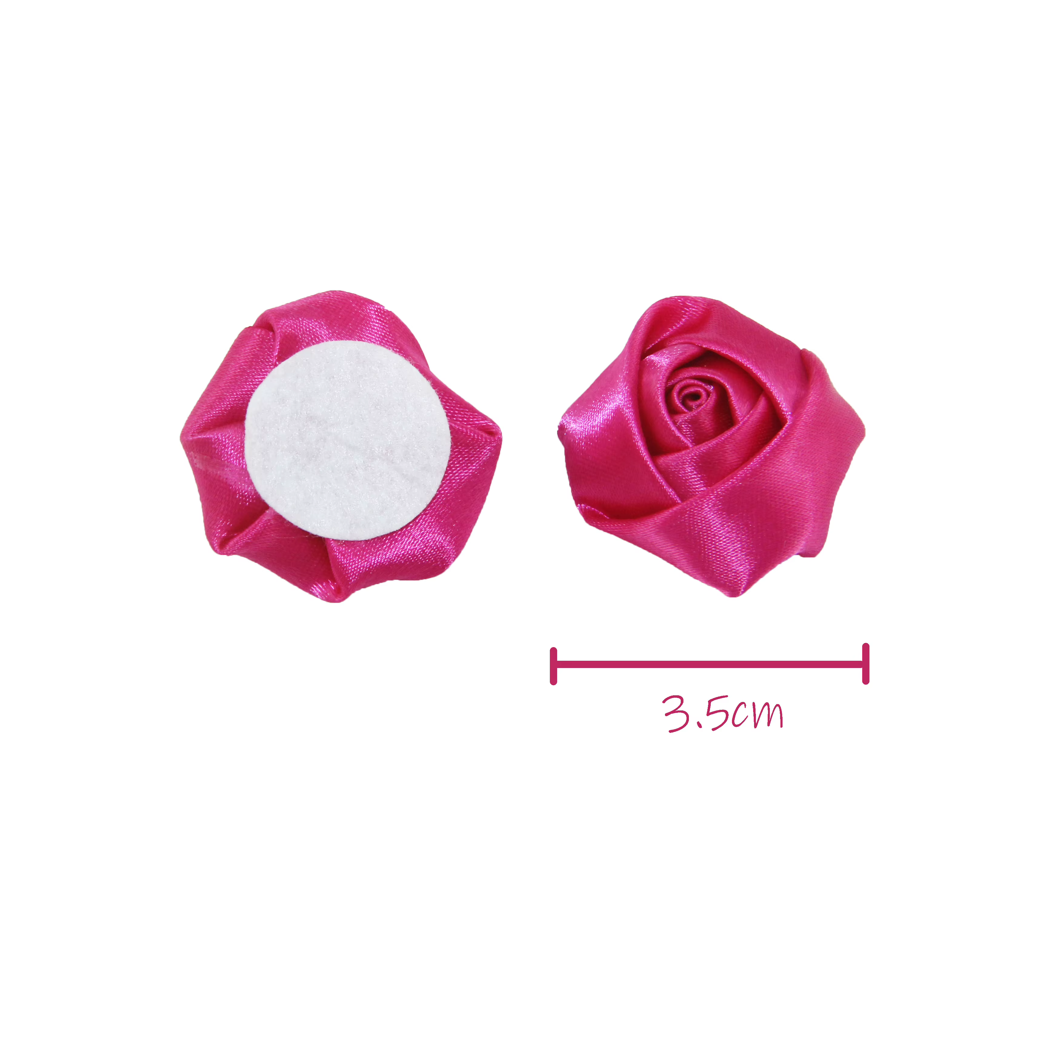 Ruban en Satin Rose pour Bouquet de Mariage