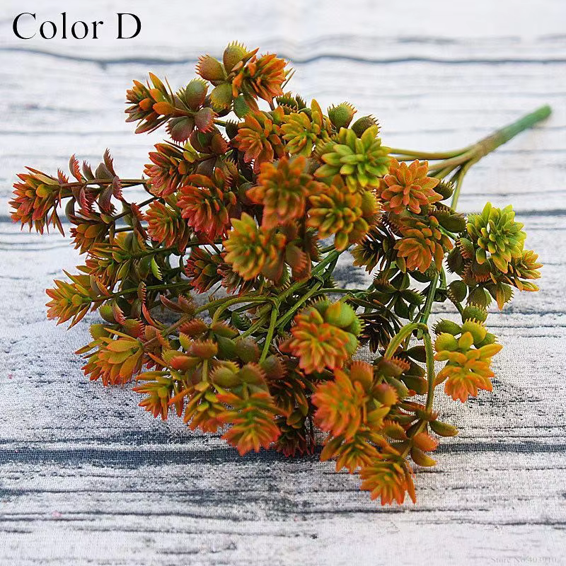 Plantes succulentes en plastique feuilles de chute artificielles flores bricolage